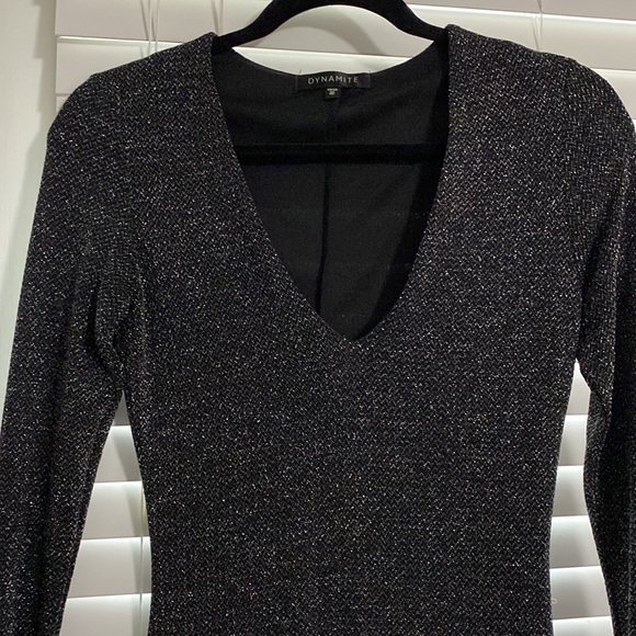 Dynamite MIDI long Sleeve dress XS - Picture 1 of 5